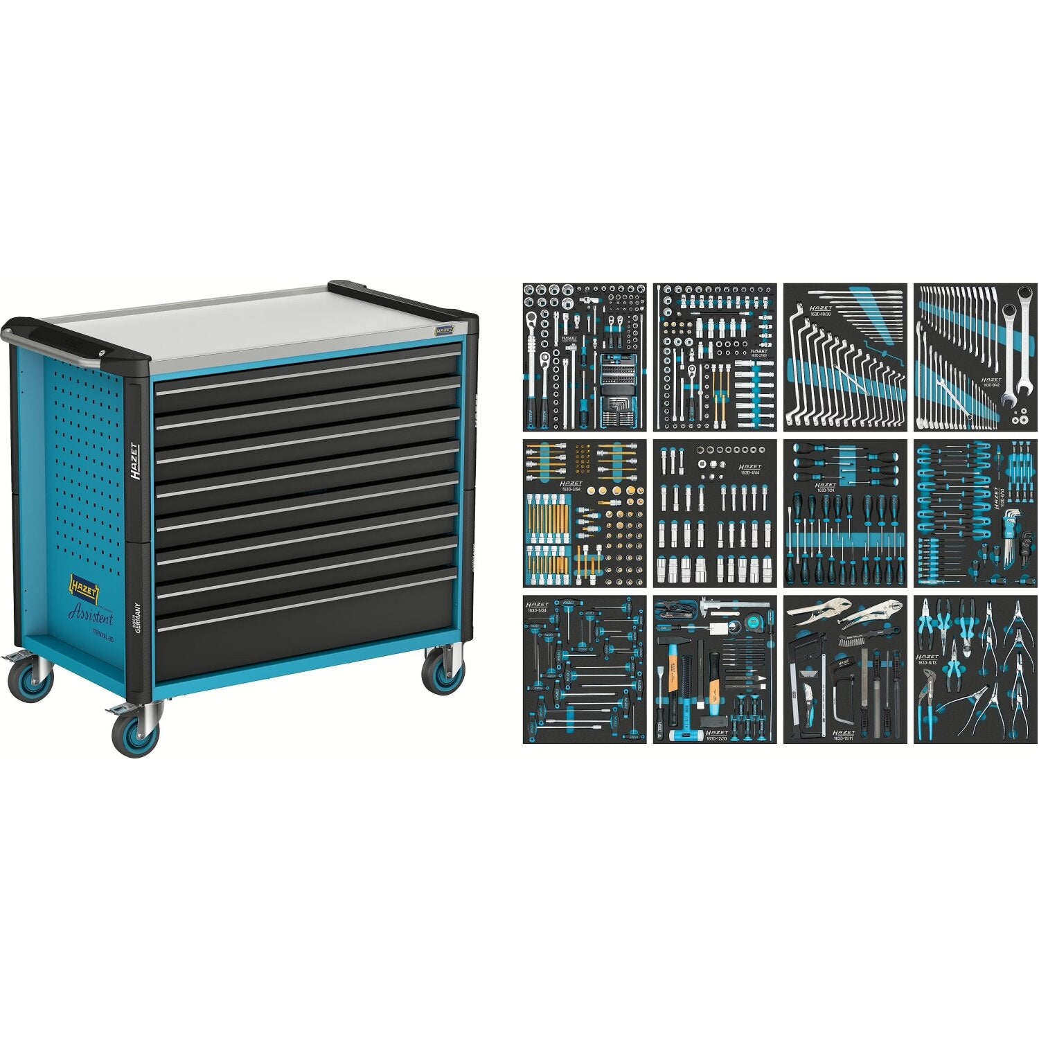 Hazet 179NXXL-8D/619 Tool trolley assortment – Haus of Tools