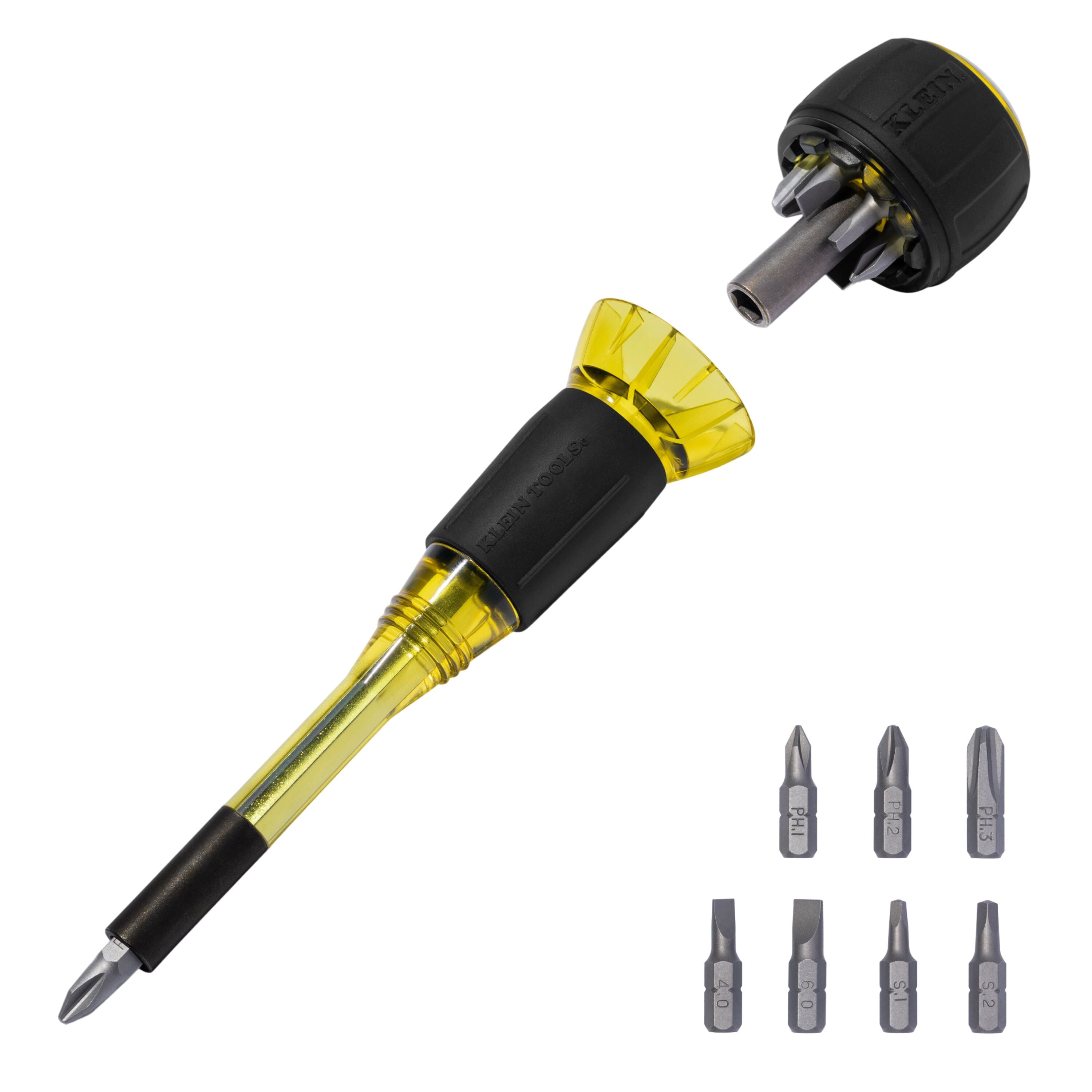 Klein Tools 32961A 8-in-1 Tru-Grip Screwdriver with Stubby – Haus
