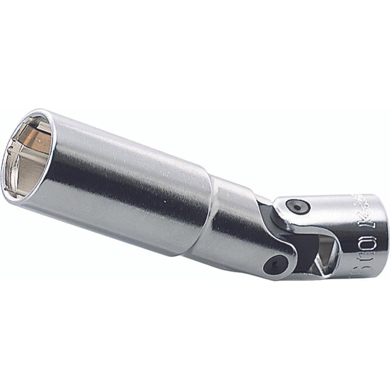Ko-Ken 3340C-16 3/8 Sq. Dr. Universal Spark Plug Socket 16mm 6