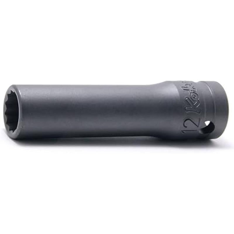Ko-Ken 24305M-17 1/2 Sq. Dr. Socket 17mm 12 point Length 77mm