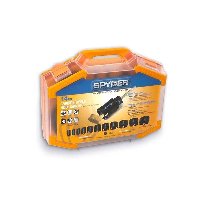 Spyder 600880 14pc Tungsten Carbide Tipped (TCT), Wood/Masonry