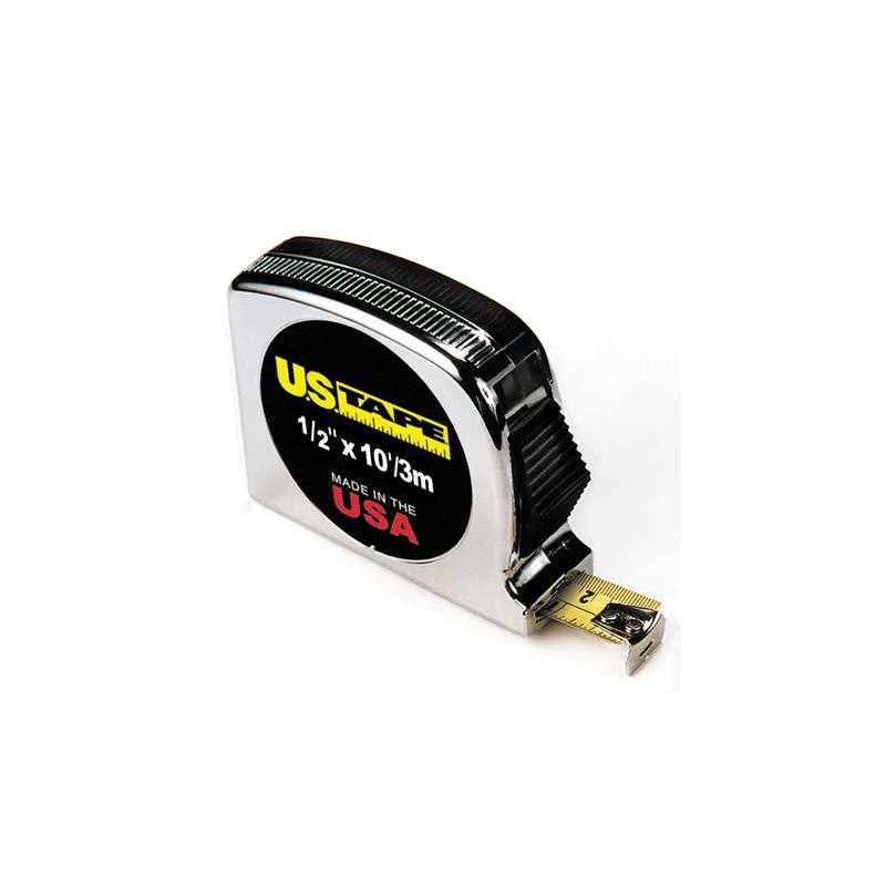 US Tape 56735 Classic Series Short Tapes 10 Ft/3m Tape Measures, 1/2 i