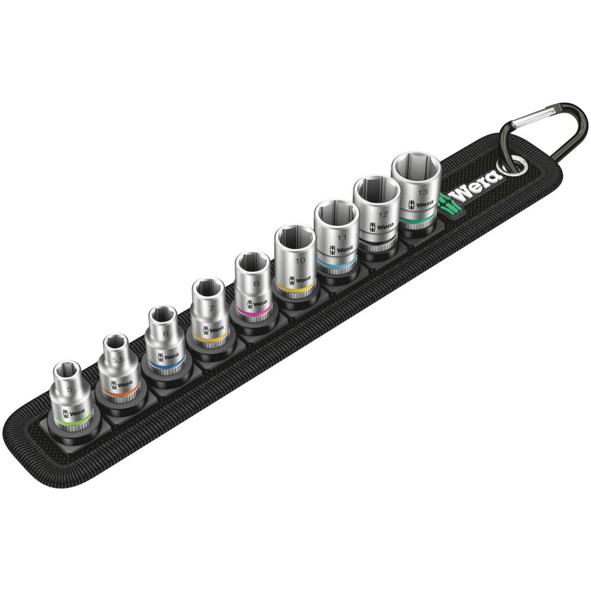 Wera Belt A 4 Zyklop socket set, 1/4