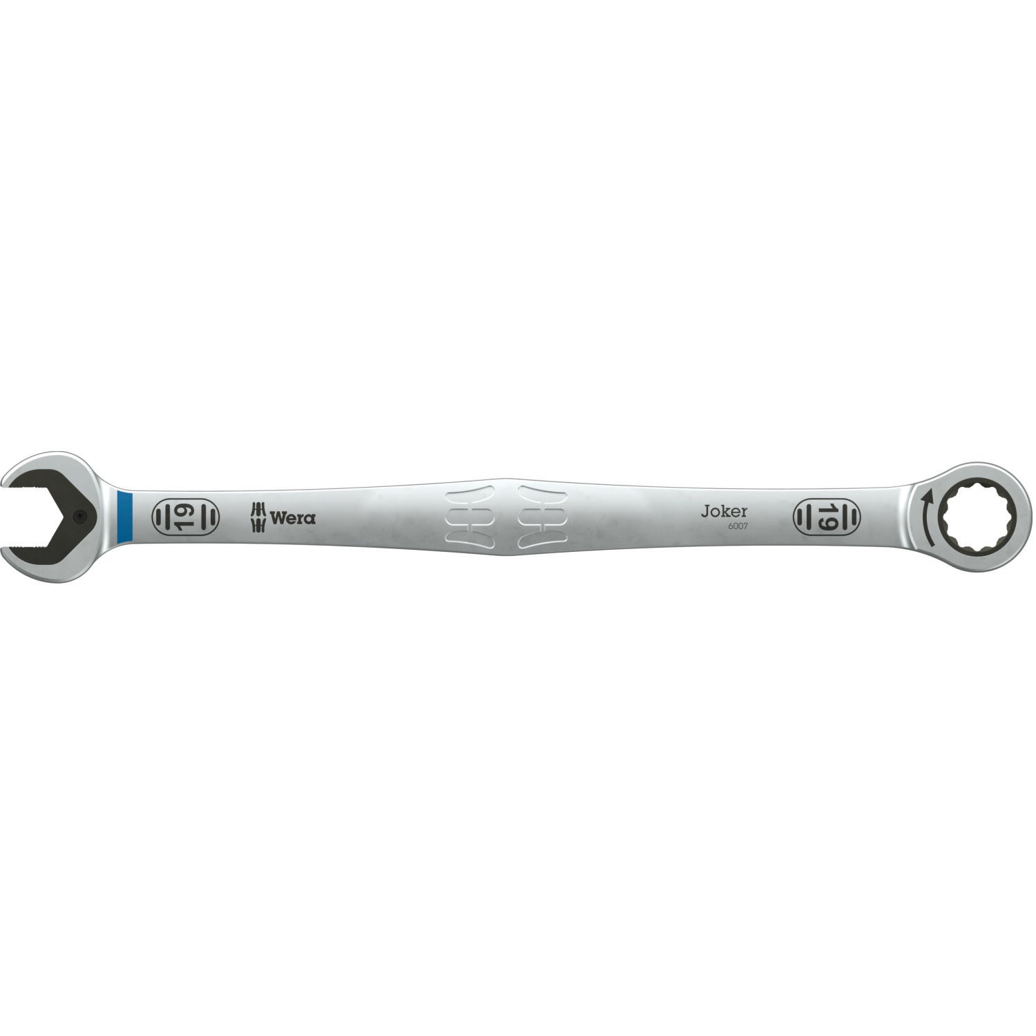 Wera 6007 Joker SB Ring Ratchet Spanner, Long Design, 19 x 334 mm