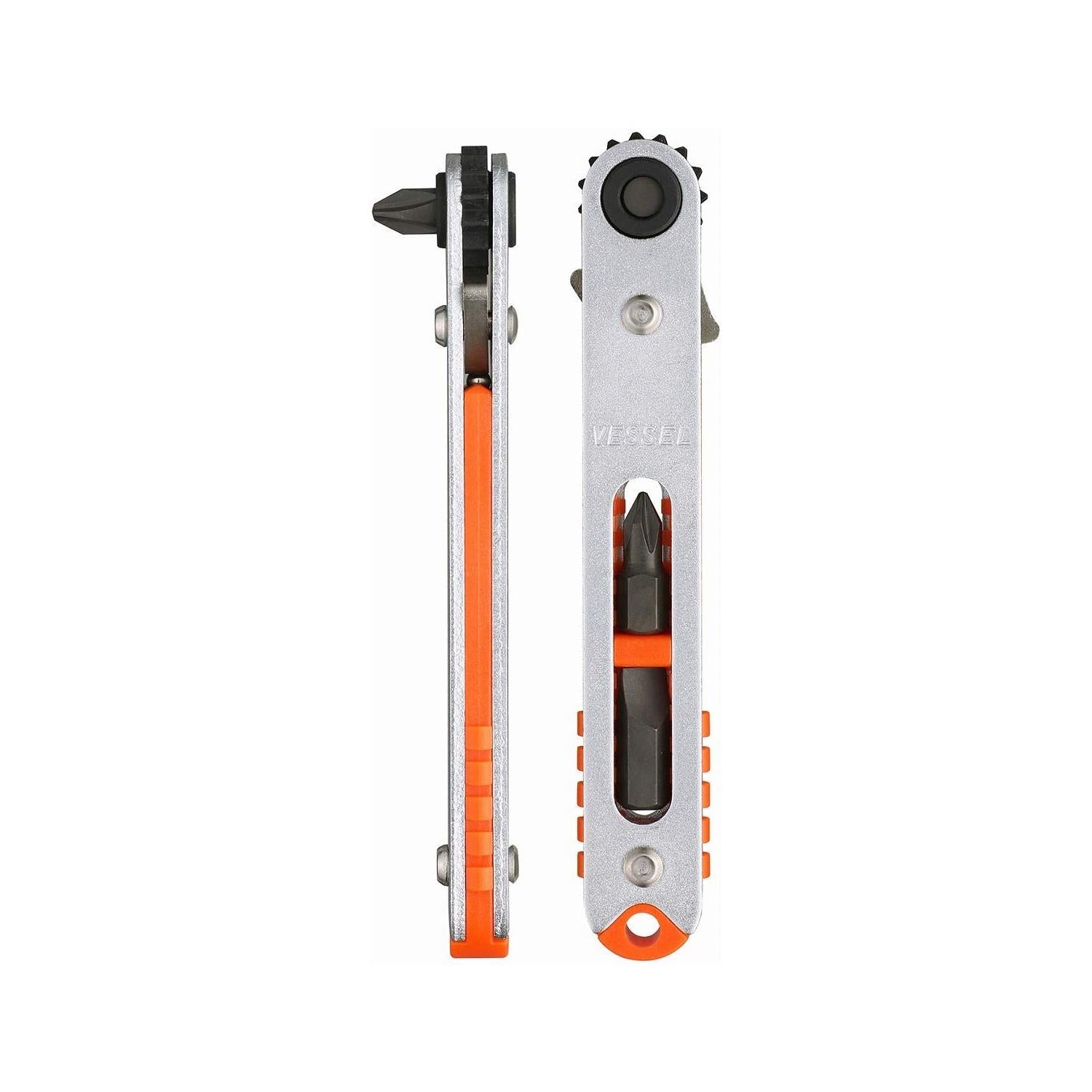 鋳鉄製すり潰し器 Vessel Tools TX76U Low-Profile Flat Plate Ratchet Screwdriver Set