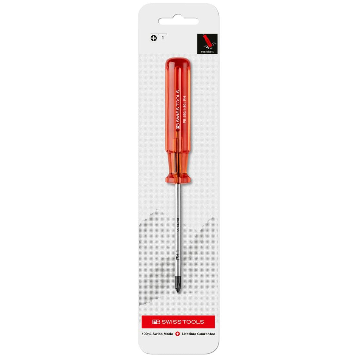 Pb Swiss Tools Pb 1901 80 Classic Screwdrivers Phillips Screwdriver