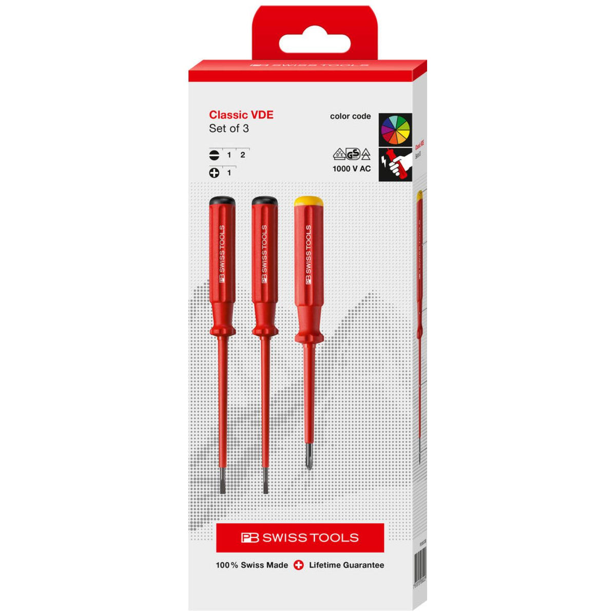 Pb Swiss Tools Pb 5550cbb Classic Vde Screwdriver Set In A High Quali