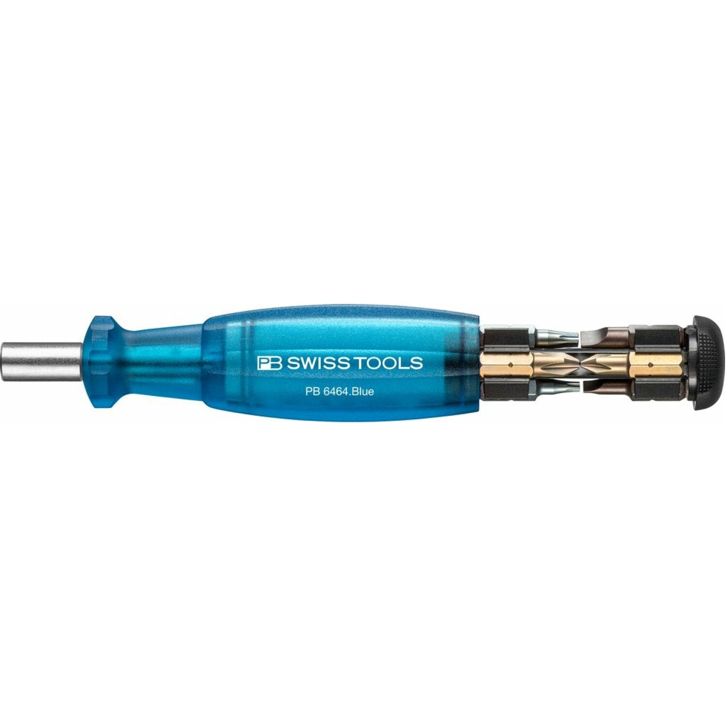 PB Swiss PB 6464 Blue Bit Holding Screwdriver With Magazine Slotted pb-swiss-pb-6464-blue-bit-holding-screwdriver-with-magazine-slotted