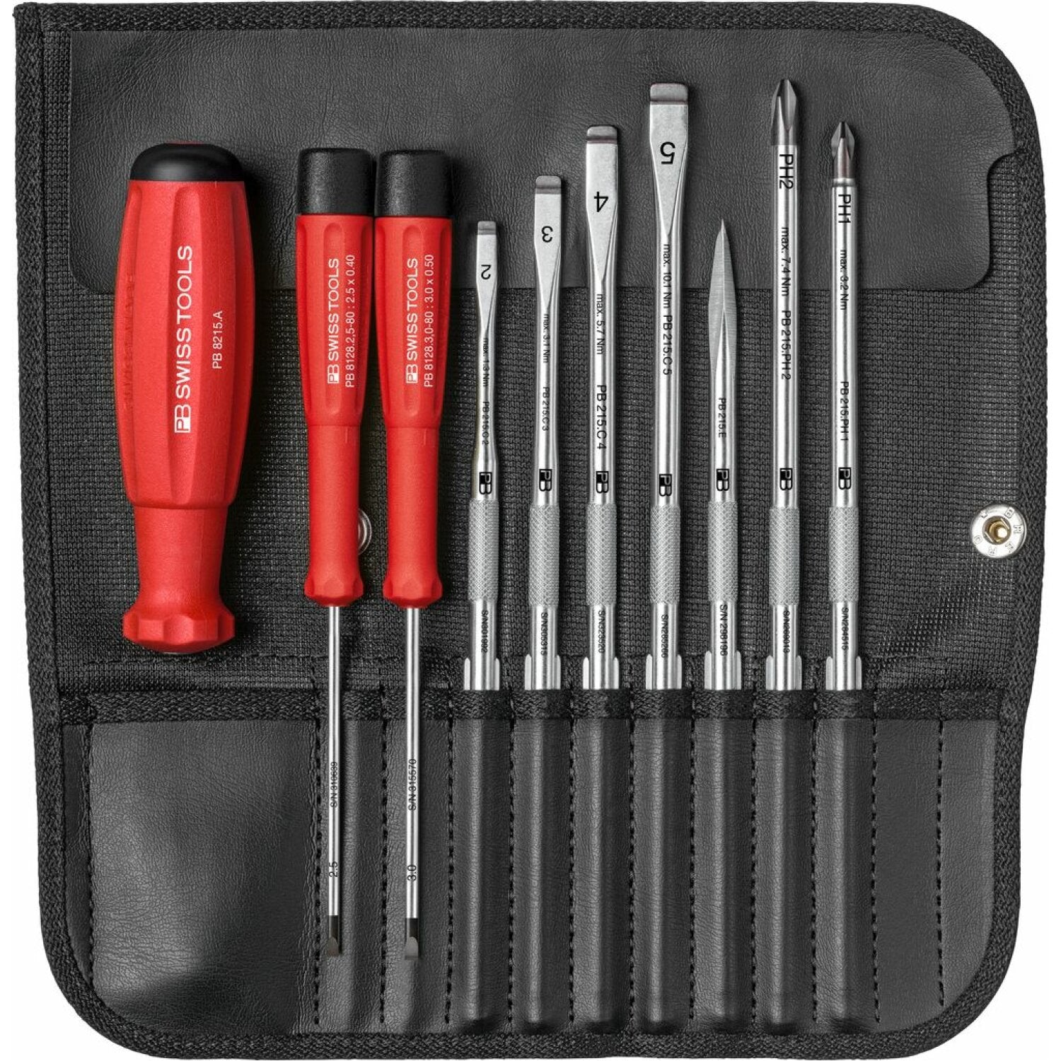 PB Swiss Tools PB 8215.L 25 SwissGrip Screwdriver Set With