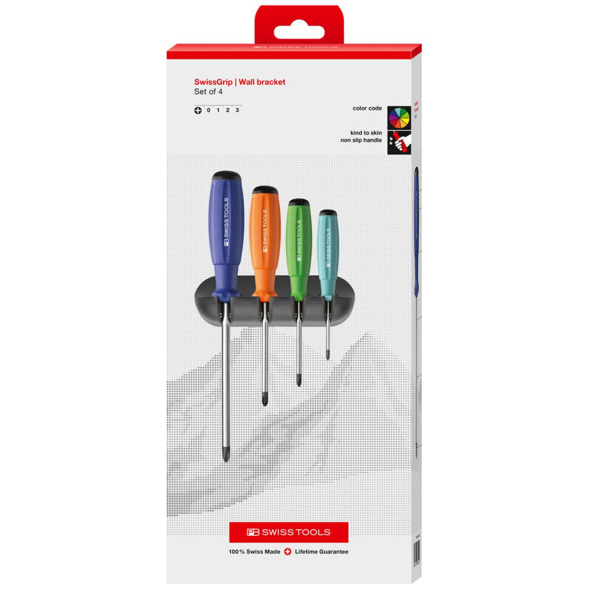 PB Swiss Tools PB 8242.RB CBB Rainbow SwissGrip Screwdriver Set, Phill –  Haus of Tools