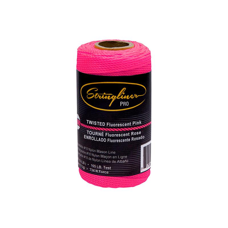 US Tape 35109 #18 Construction Replacement Roll TWISTED FL. PINK