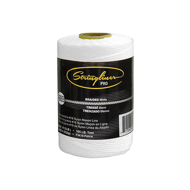 Stringliner Construction Line, Twisted White, 270 ft.