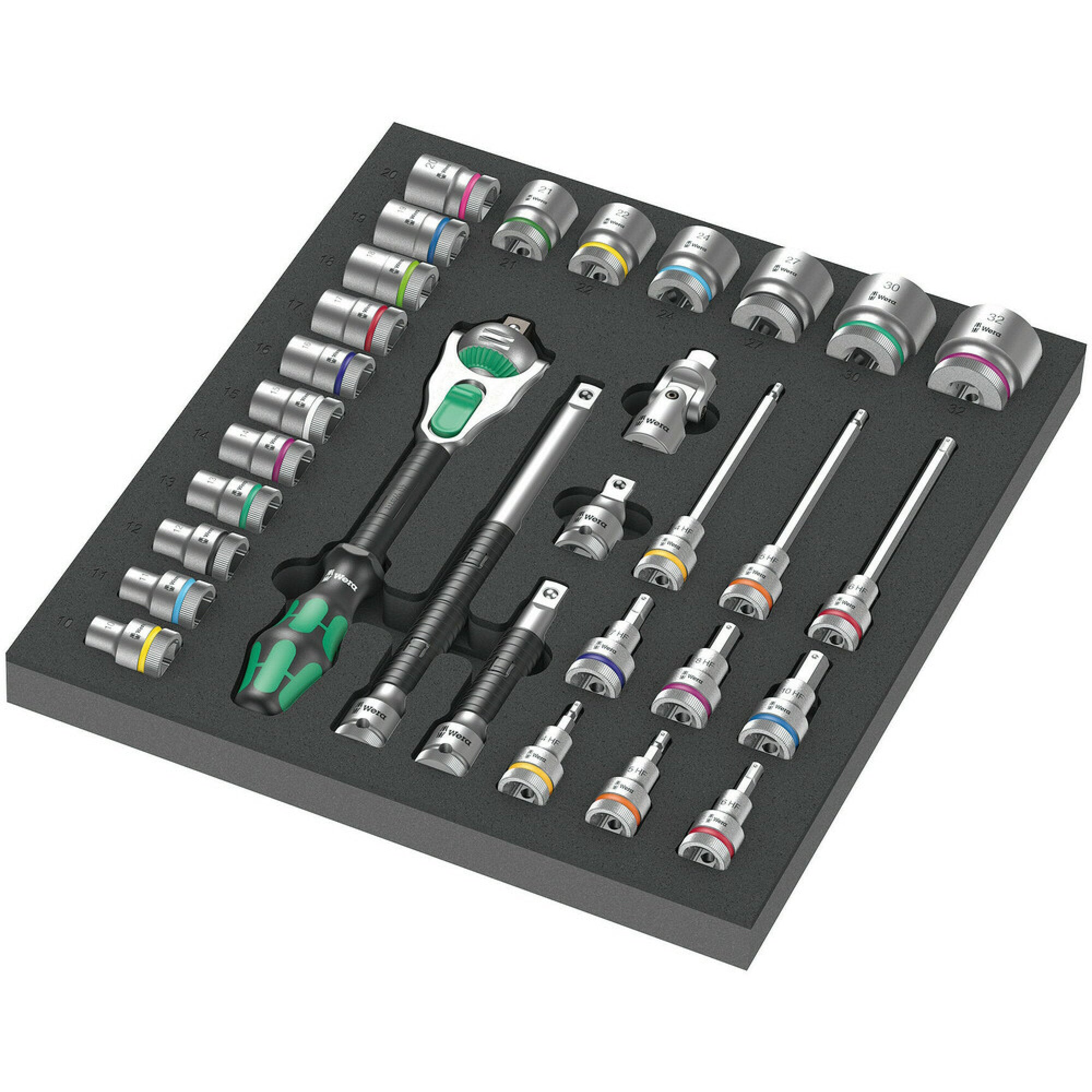 Wera 9722 Foam insert 8000 C Zyklop 1/2