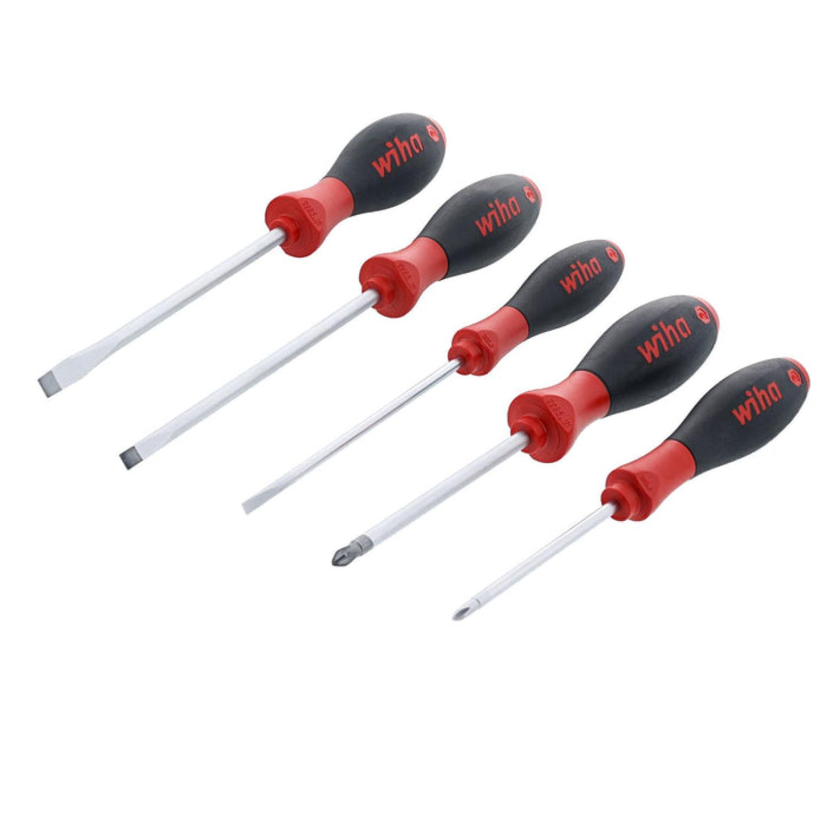 Wiha Tools 30277 SoftFinish Slotted and Phillips Screwdriver Set, 5 Pc –  Haus of Tools