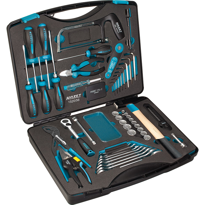 HAZET 190/80 Metal tool box with assortment (80 pcs.)