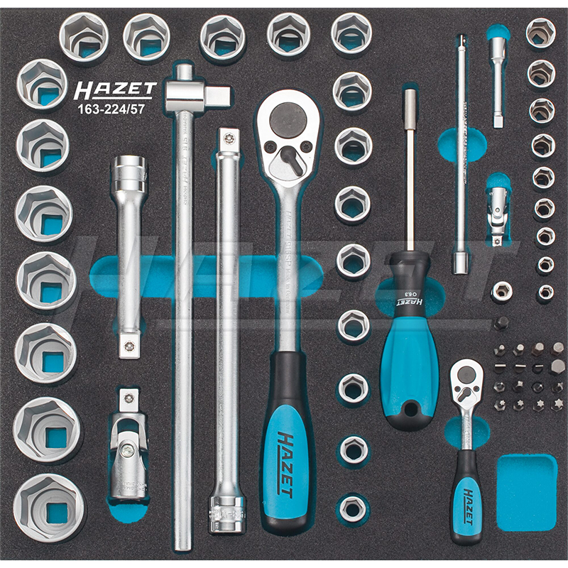 Hazet 163-224/57 Socket / Screwdriver Set, 57 Pieces – Haus of Tools