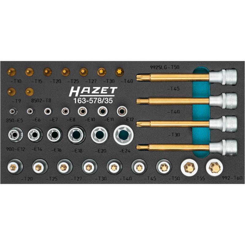 ハゼット トルクスソケット9セット ケース付き 992/9 Hazet 992⁄9