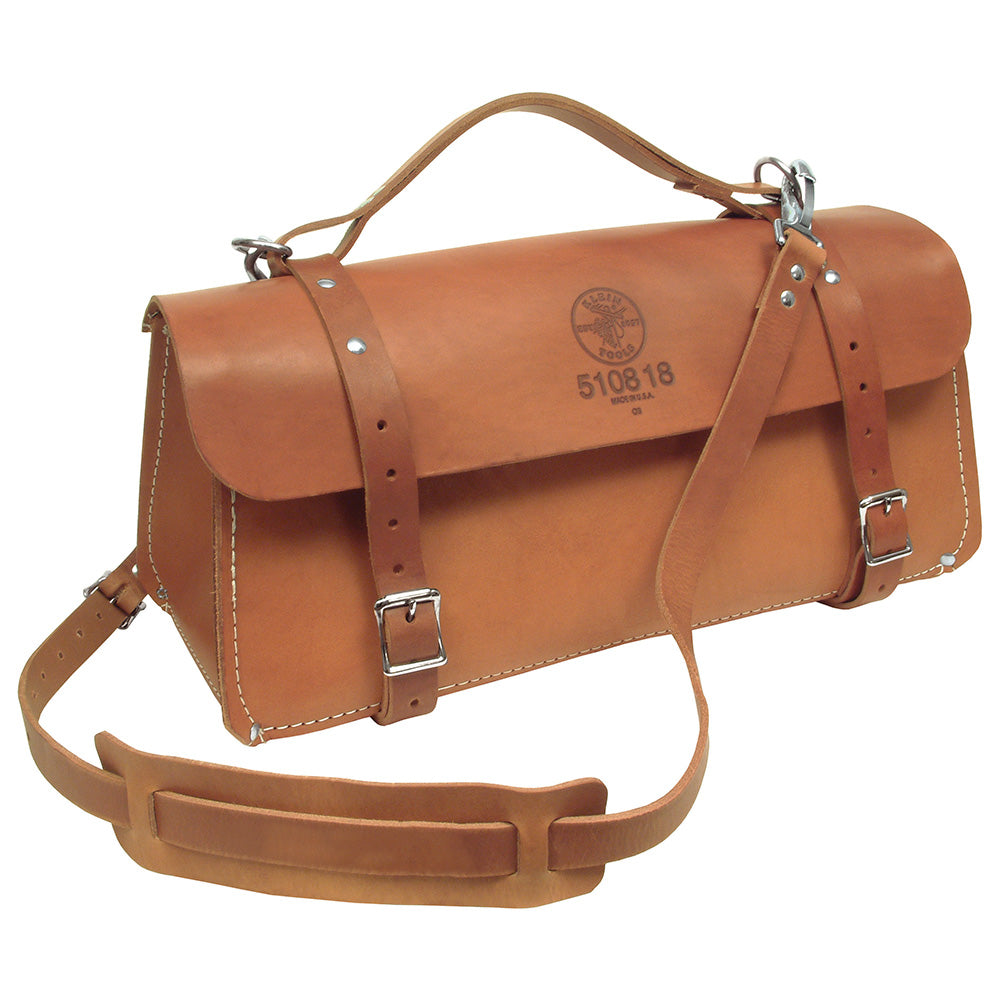 Klein Tools 5108-18 Deluxe Leather Bag, 18-Inch – Haus of Tools