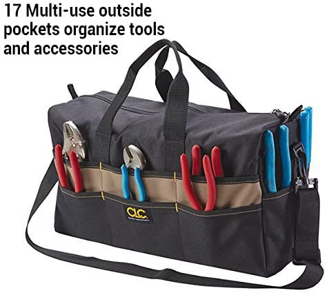 Leather Zipper Bag - Tools & Accessories Bag - 5139L - Klein Tools