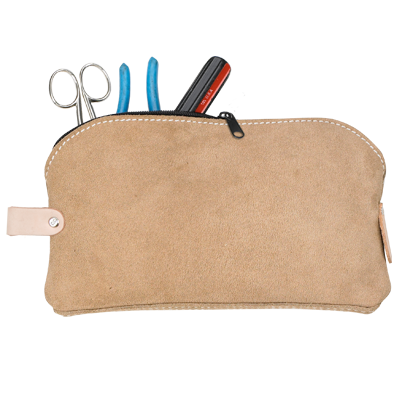 Single Pocket Suede Tool Pouch 