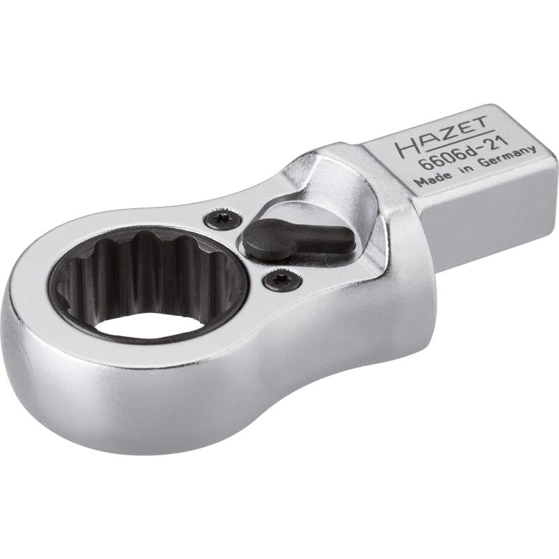 Hazet 6606D-21 Ratcheting Insert Box-End Wrench, 14x18mm Insert