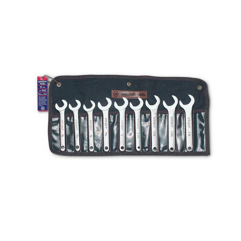 Wright Tool 745 9 Piece Service Wrench Set 3/4-Inch - 1/1/4-Inch