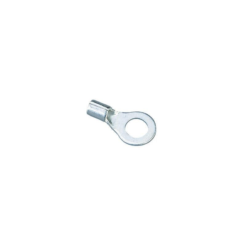 100 Ring Terminal Connector Non-Insulated Uninsulated 22-18 GA AWG Gauge 1/4 S