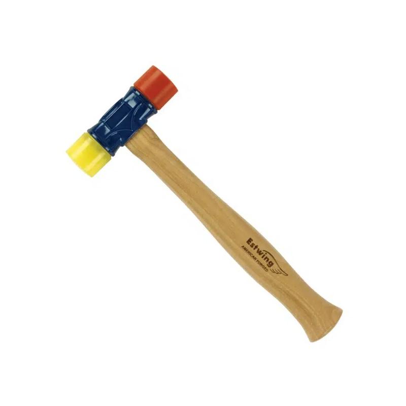 Estwing DFH-12 Red And Yellow Rubber Mallet Hammer 12 Oz – Haus of
