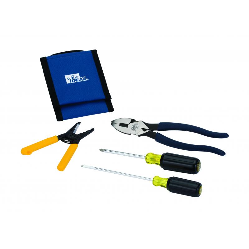 Ideal 35 5799 Electricians Tool Kit 4 Piece Haus Of Tools