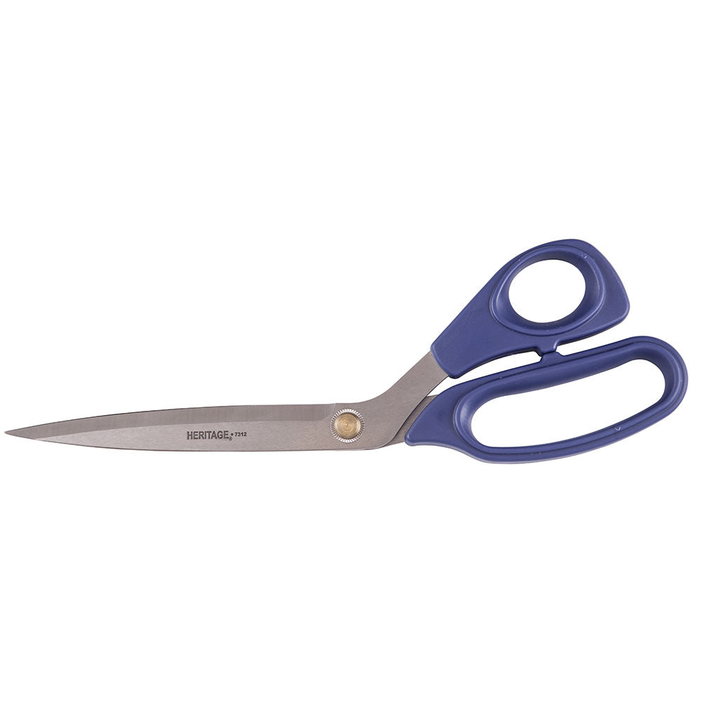 Heritage Cutlery 7312 12'' SS Bent Trimmer / Extra Large Plastic Ambid