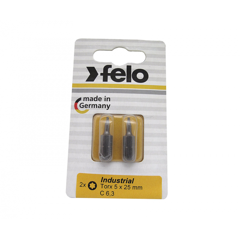 Felo Bit Industrie C – Torx-Set #5, 6,3 X 25 Mm, Für Präzises Schrauben