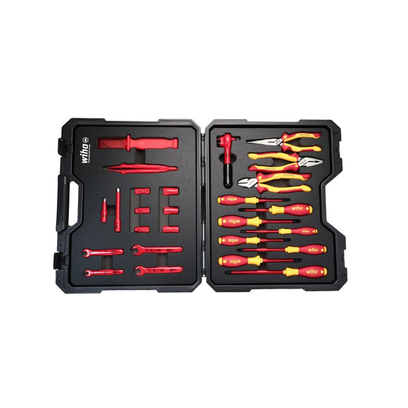 Wiha 91890 26 Piece Insulated Hybrid & EV Essentials Tool Kit