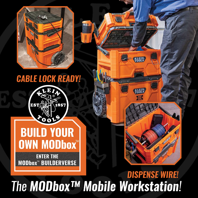 Klein Tools MODbox Modular Storage Mobile Workstation MODBOX