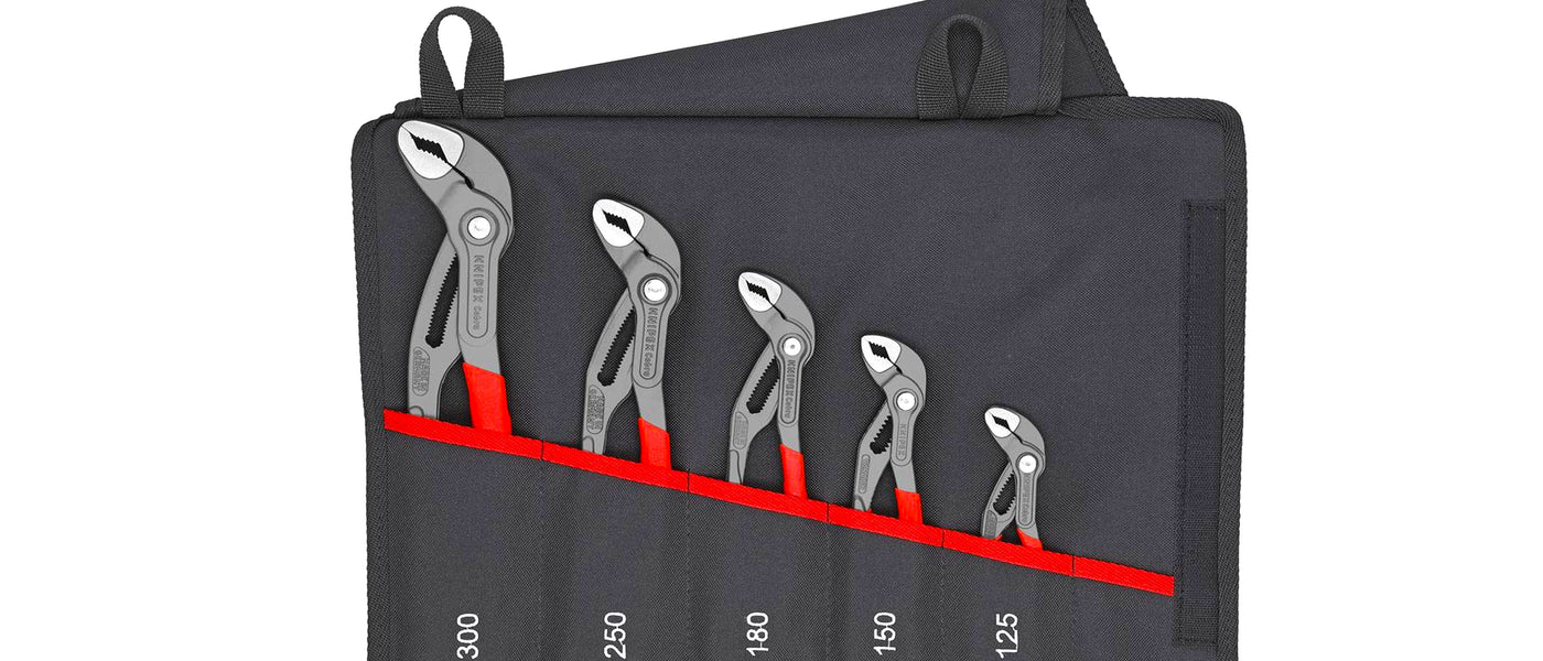 Knipex 9k 00 80 150 US 5 PC Core Pliers Set in Tool Roll