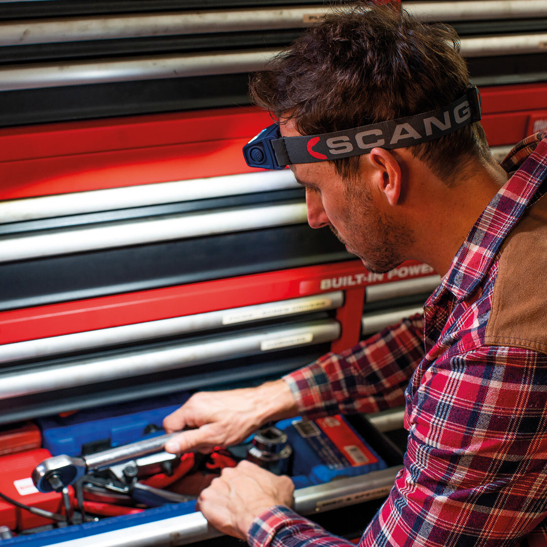 Scangrip 03.5626 I-View Superior Rechargeable COB LED Headlamp With Sensor