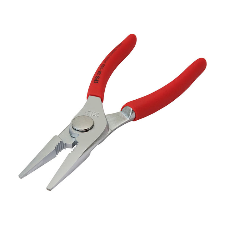 IPS SB-165 Spring-loaded tapered-nose straight pliers, 165mm