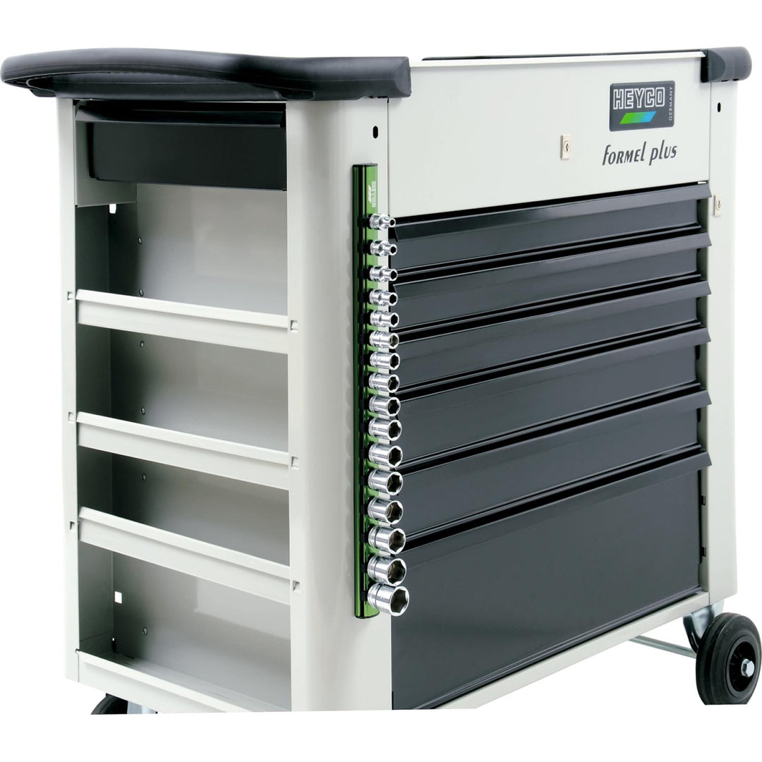 Heyco 00040710083 Aluminum Socket Rail Set, 3/8 Inch  16 Pices