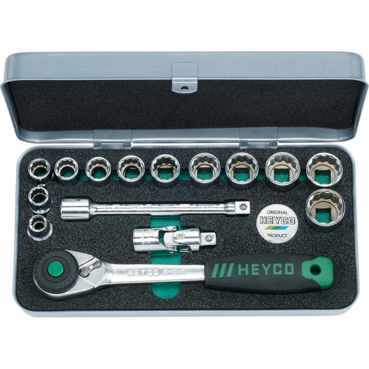 heyco公式アカウント01 Heyco 00043001083 Socket Set, 3/8 Inch 15 Piece – Haus of Tools