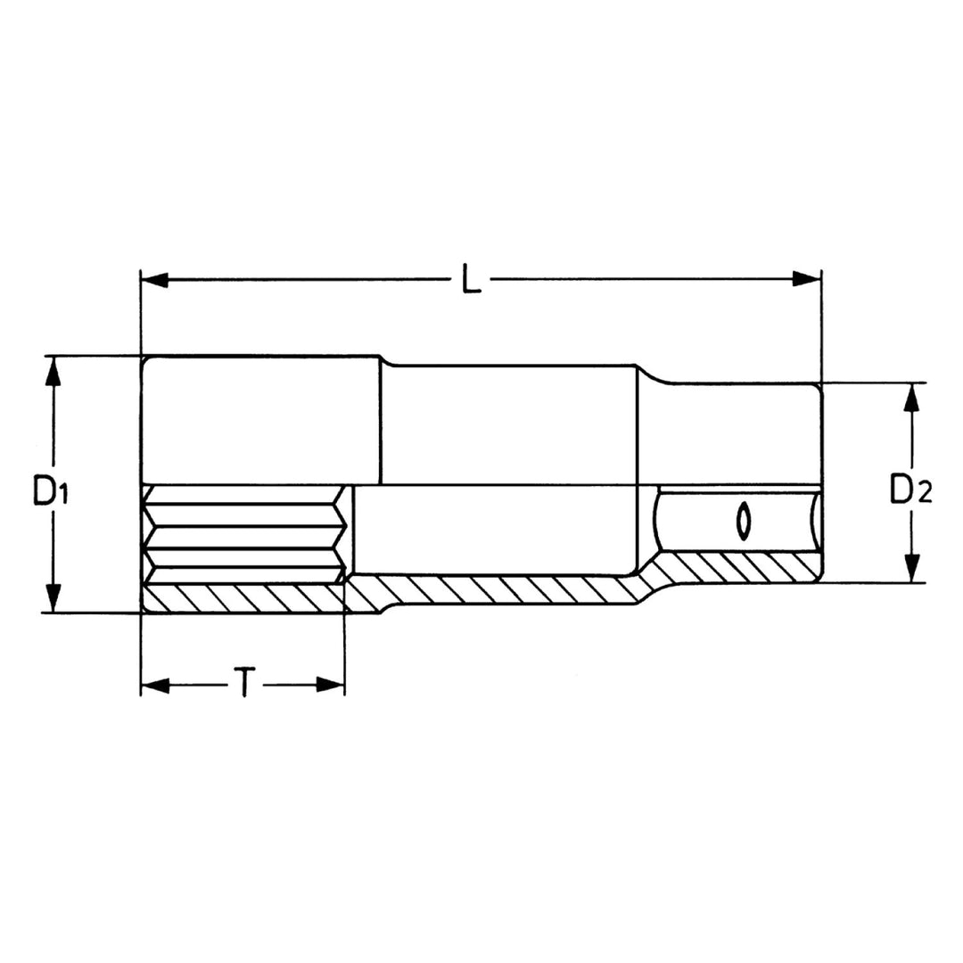 Heyco 00050192782 Socket Drive 1/2 Inch 27mm