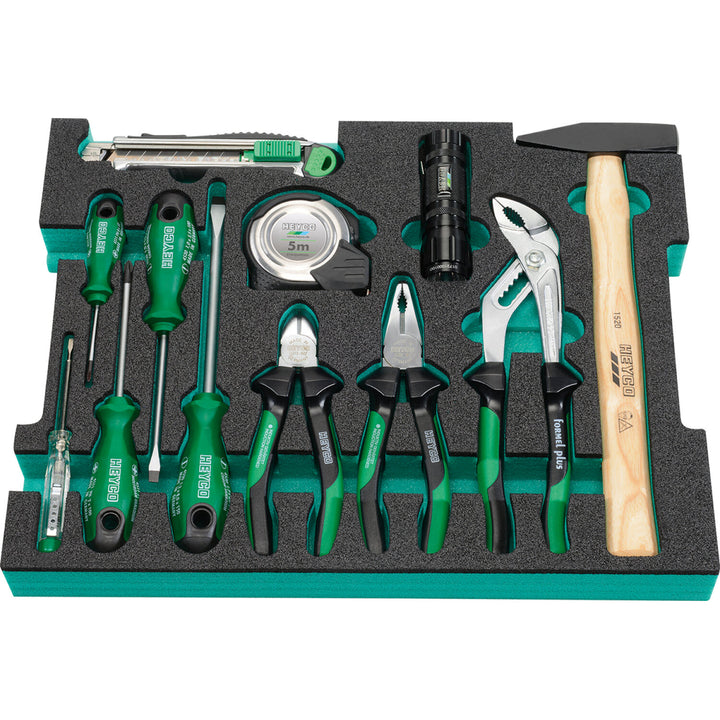 Heyco 00200678082 Tool set Expert in L-Boxx, 77 pcs., 6-Point, MM