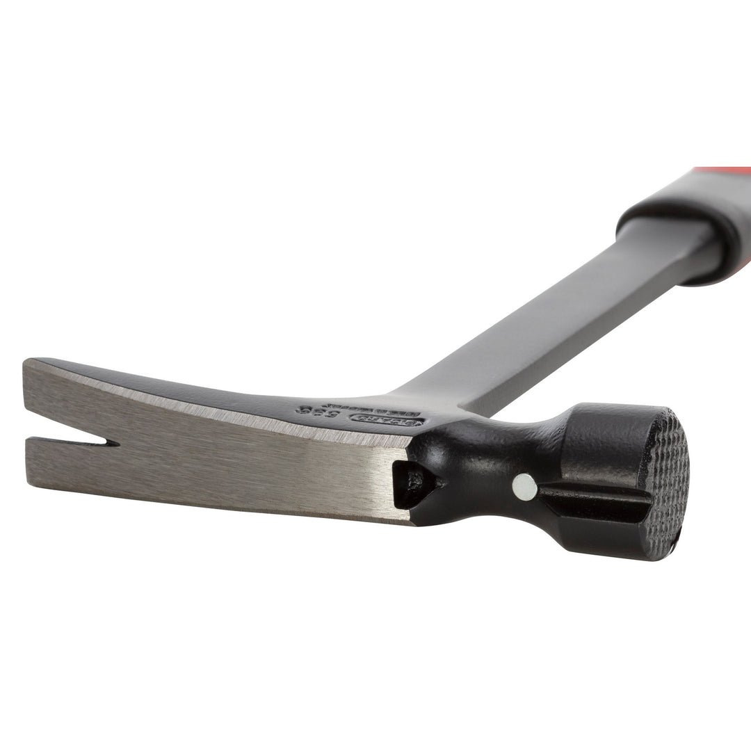 Picard 0059510-22 595 Solid Steel Rip Hammer, Checked Face, American Pattern