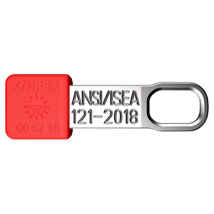 Knipex 00 63 06TCR SBA KnipeXtend ColorCoded & TetheredTool Clips, Red