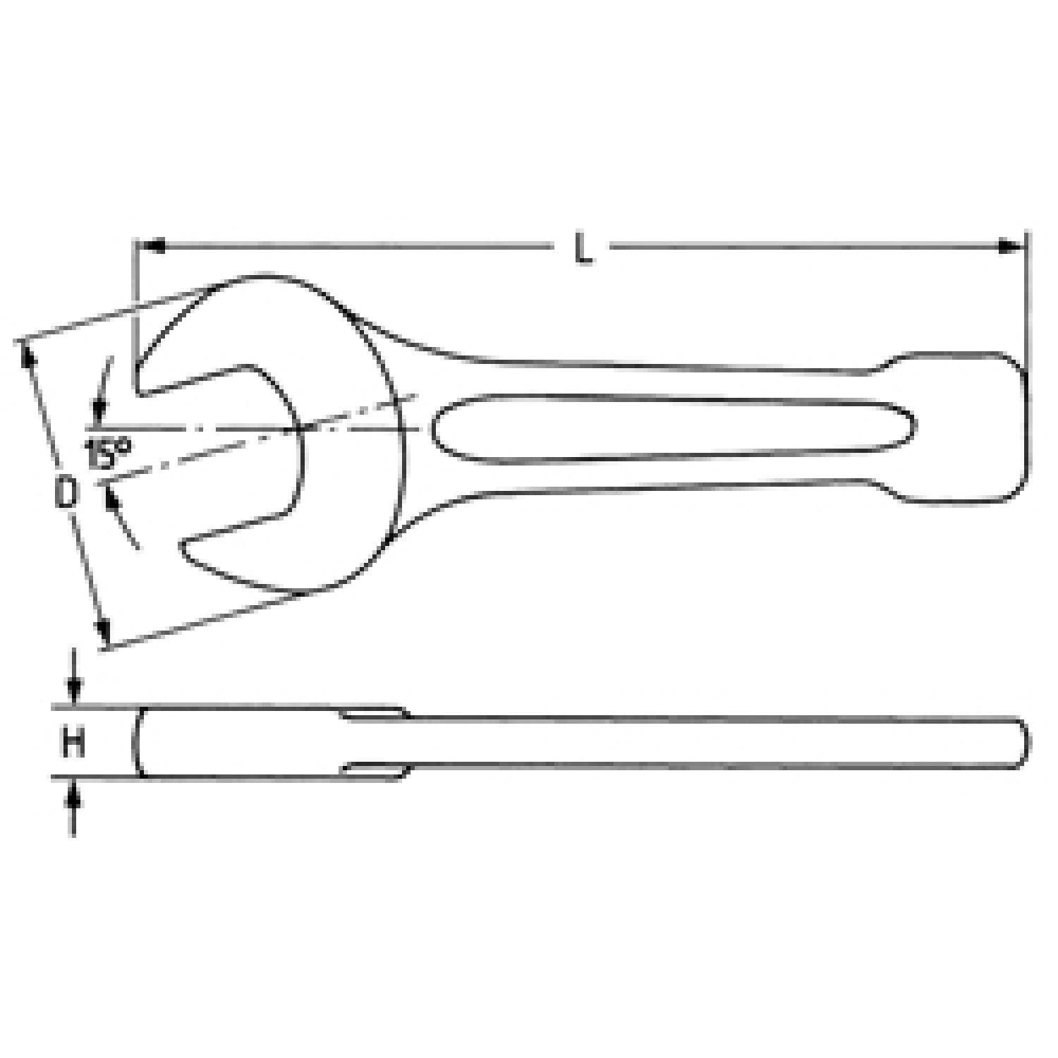 Heyco 00810006520 Slogging Open Jaw Wrenches 65 mm – Haus of Tools