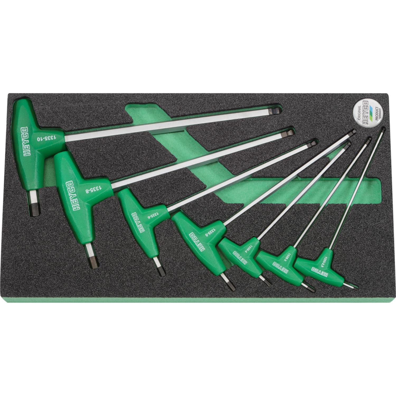 Heyco 00962001080 Metric Ball End Hex T-handle Set, 7 Pieces – Haus of ...