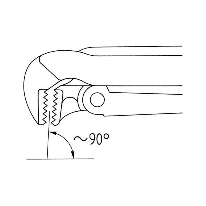 Heyco 01333002020 Pipe Wrenches, Lacquered, Swedish Pattern, Length-560mm