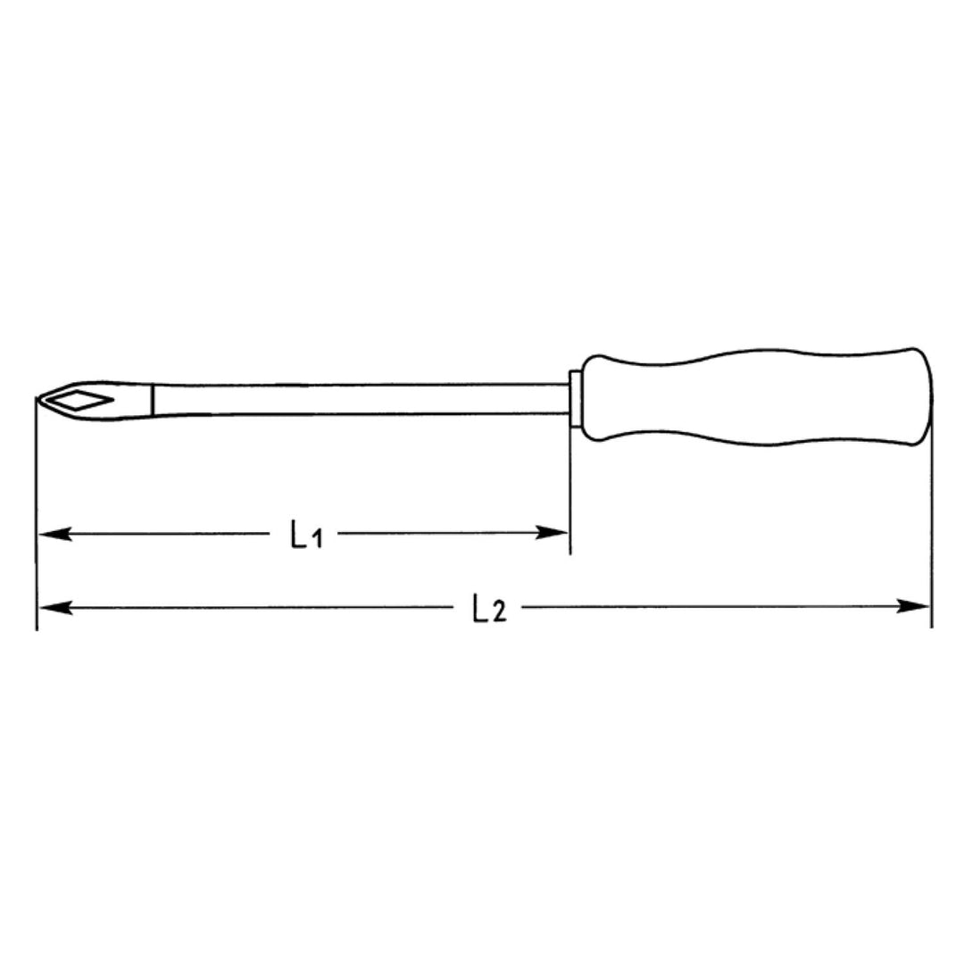 Heyco 01415002080 TORX® Screwdriver with Acetate Handle, Size-T20, Length-190mm