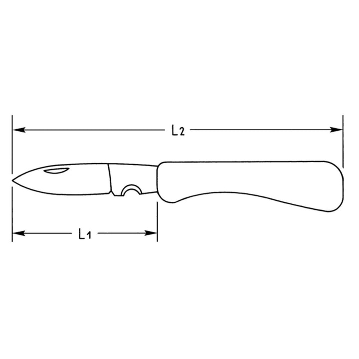Heyco 01668000000 Cable-Folding Knives, Blade of Stainless Steel