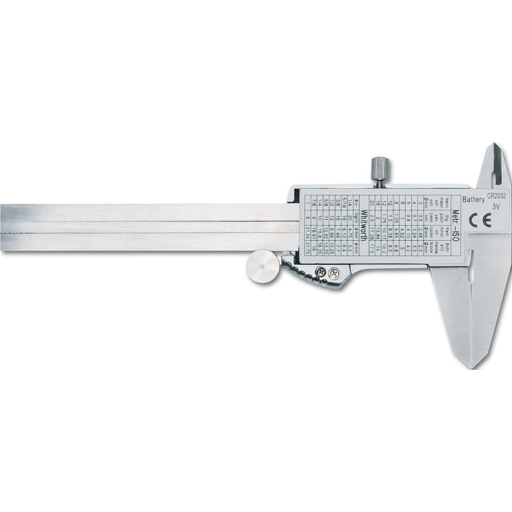 Heyco 01807015080 Digital Precision Vernier Calipers, High Grade Metal Housing