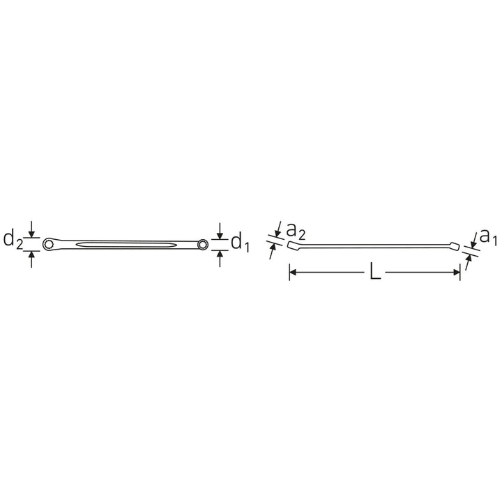 Stahlwille 41433640 Double Ended Ring Spanner