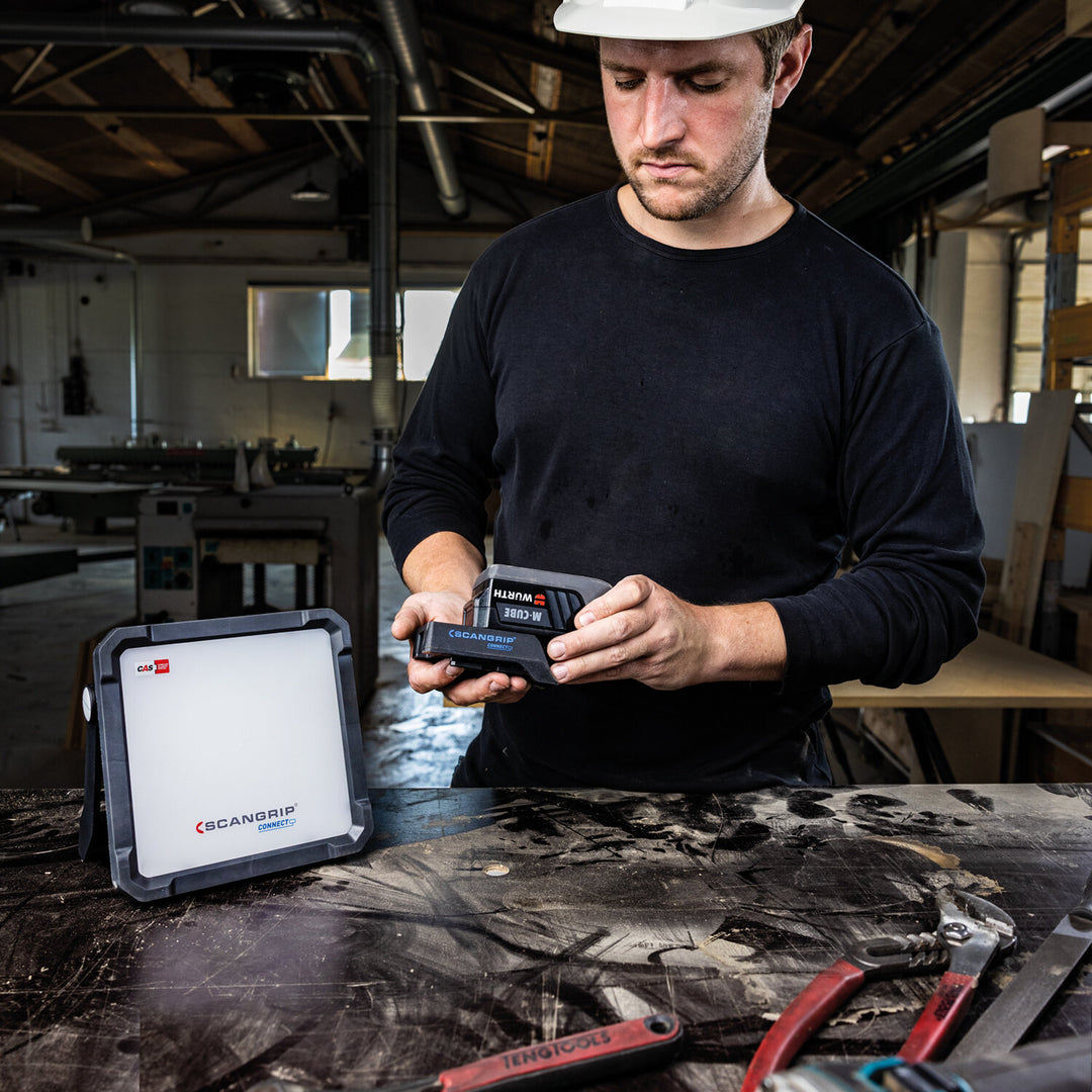 Scangrip 03.6106C Vega 2 Connect Extremely Powerful Floodlight Providing 2000 Lumen